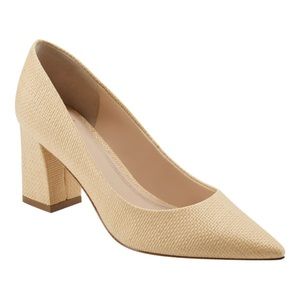 Marc Fisher LTD Zala Block Heel Pointy Toe 9.5